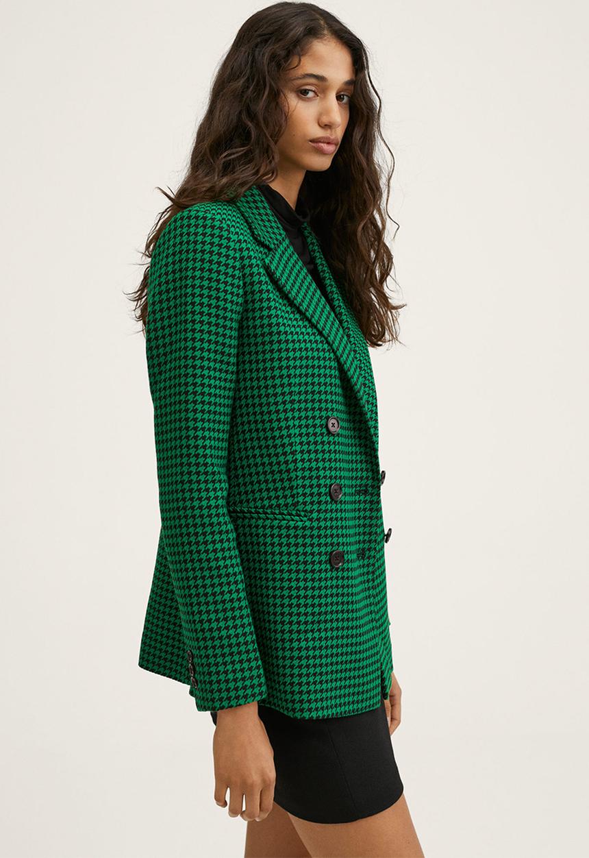 MANGO - Blazer regent - green