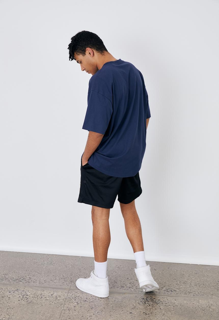 Factorie - Oversized graphic T-shirt - navy