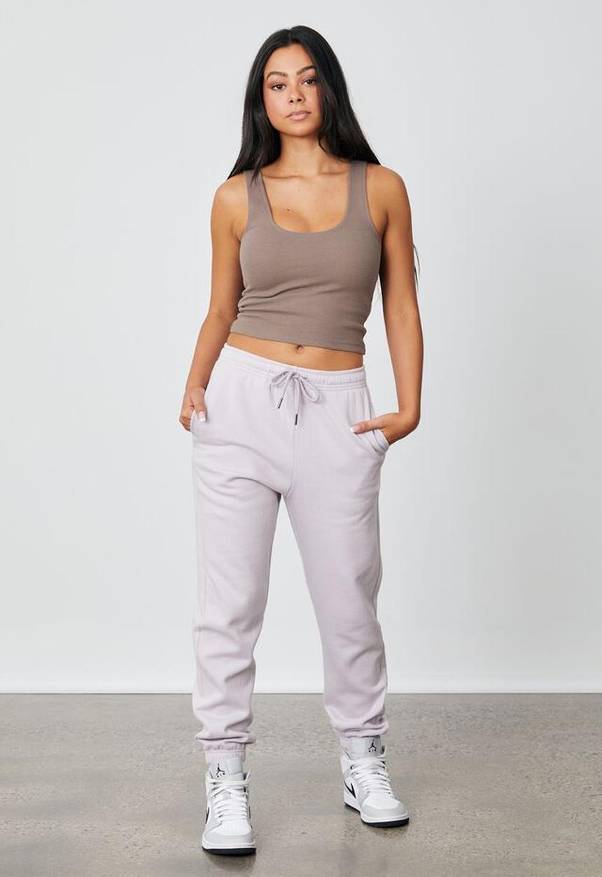 Factorie - Super high rise trackpant - stormy lavender