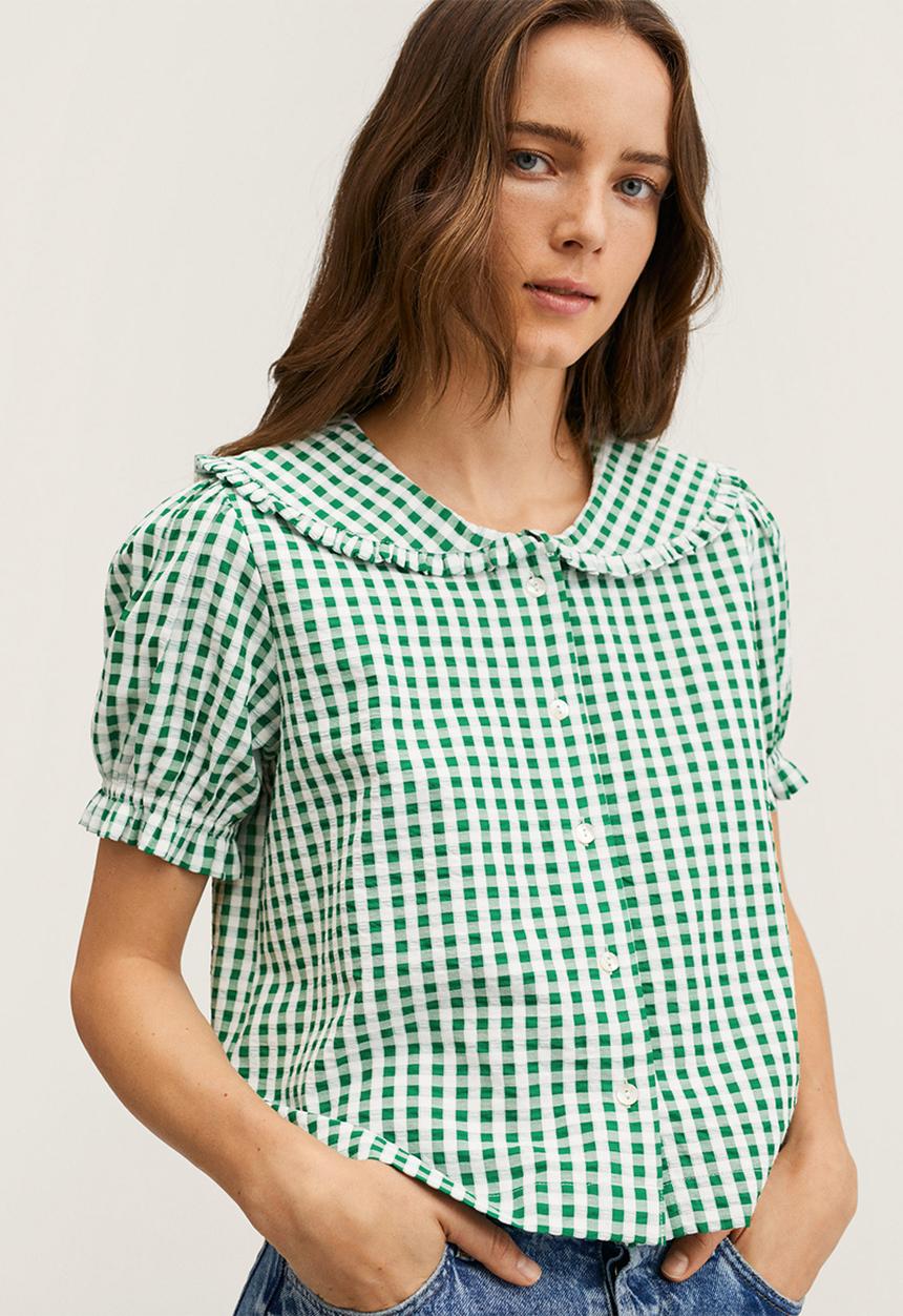 MANGO - Blouse gina-h - green