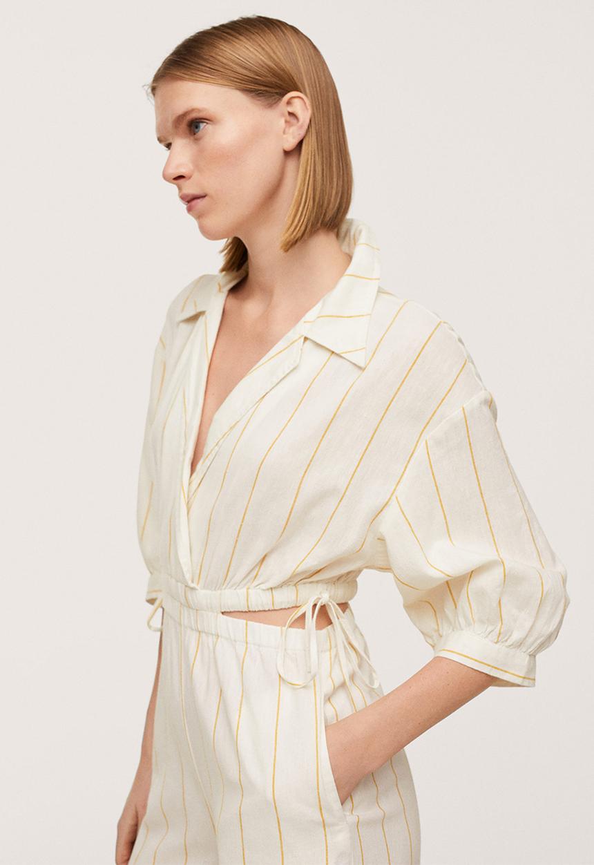 MANGO - One-piece suit capri-h - natural