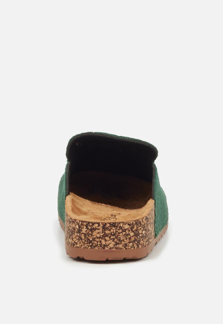 Miss Black - Burq7 slipper - olive