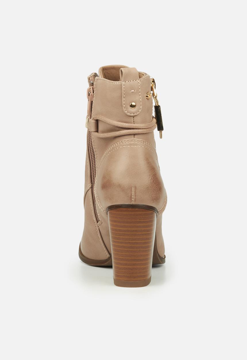 Miss Black - Ahlam2 lace-up ankle boot - pink