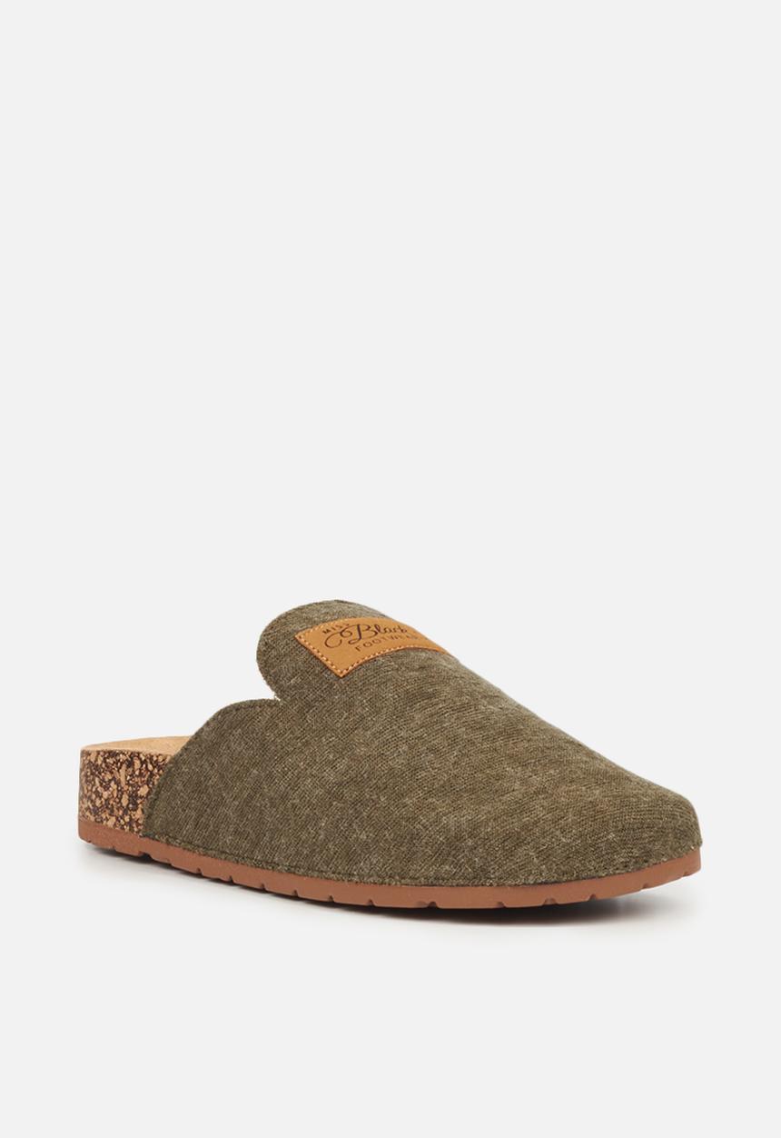 Miss Black - Burq7 slipper - khaki