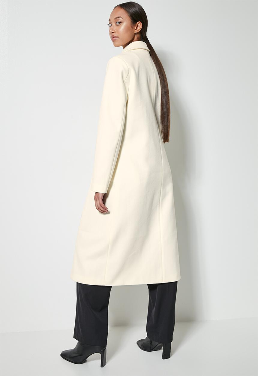 Superbalist - Double breasted coat - ecru