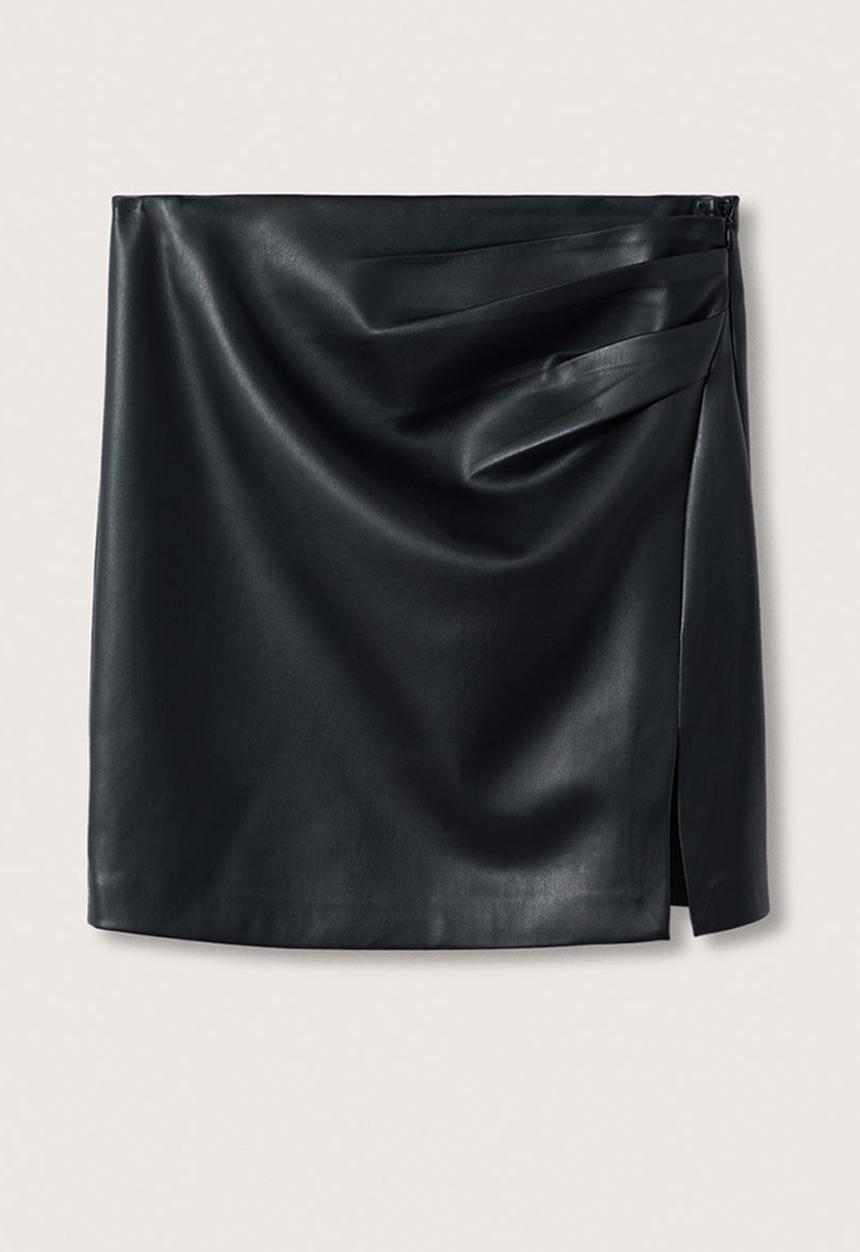 MANGO - Skirt fire - black