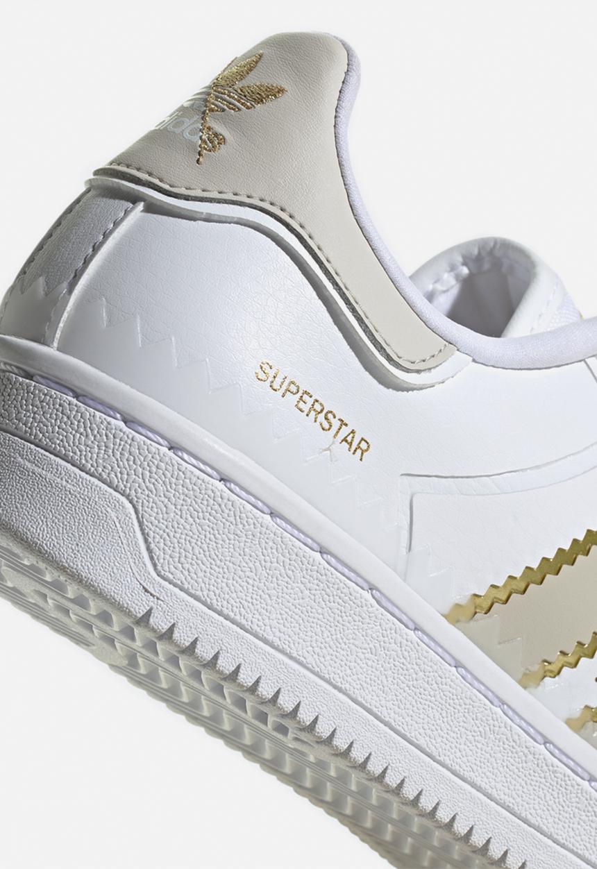 adidas Originals - Superstar ot - ftwr white/clear brown/gold met.