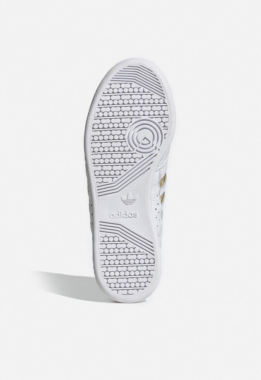 adidas Originals - Continental 80 stripes w - white & gold