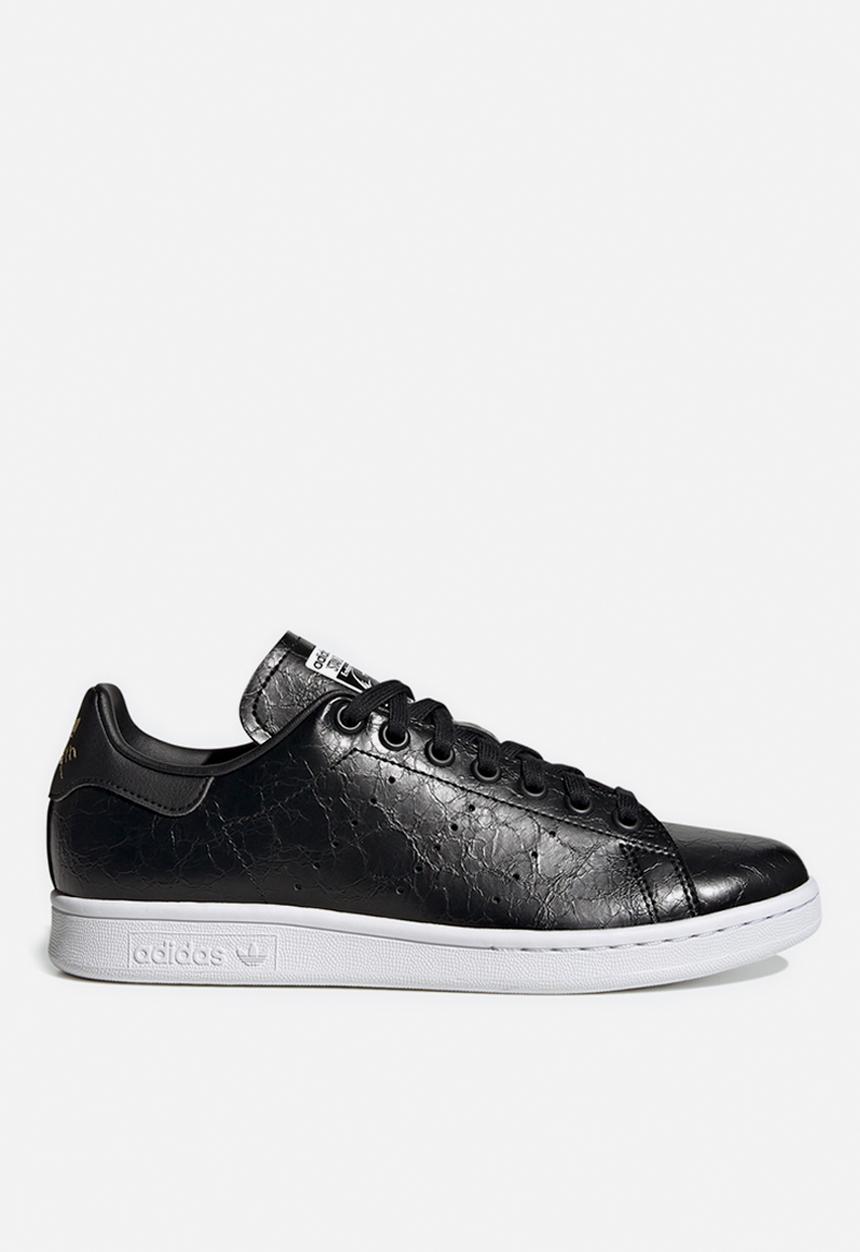 adidas Originals - Stan smith - core black/gold met./ftwr white