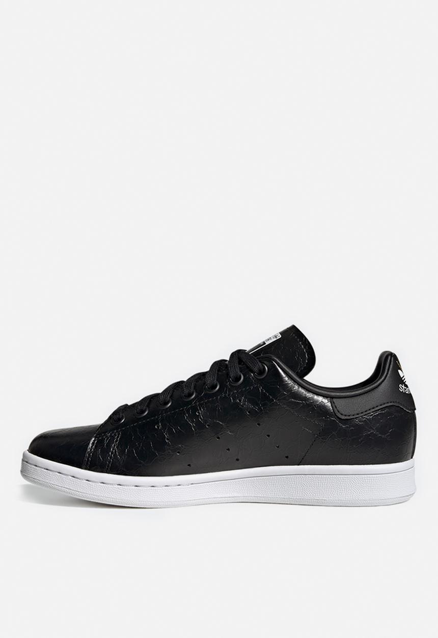 adidas Originals - Stan smith - core black/gold met./ftwr white