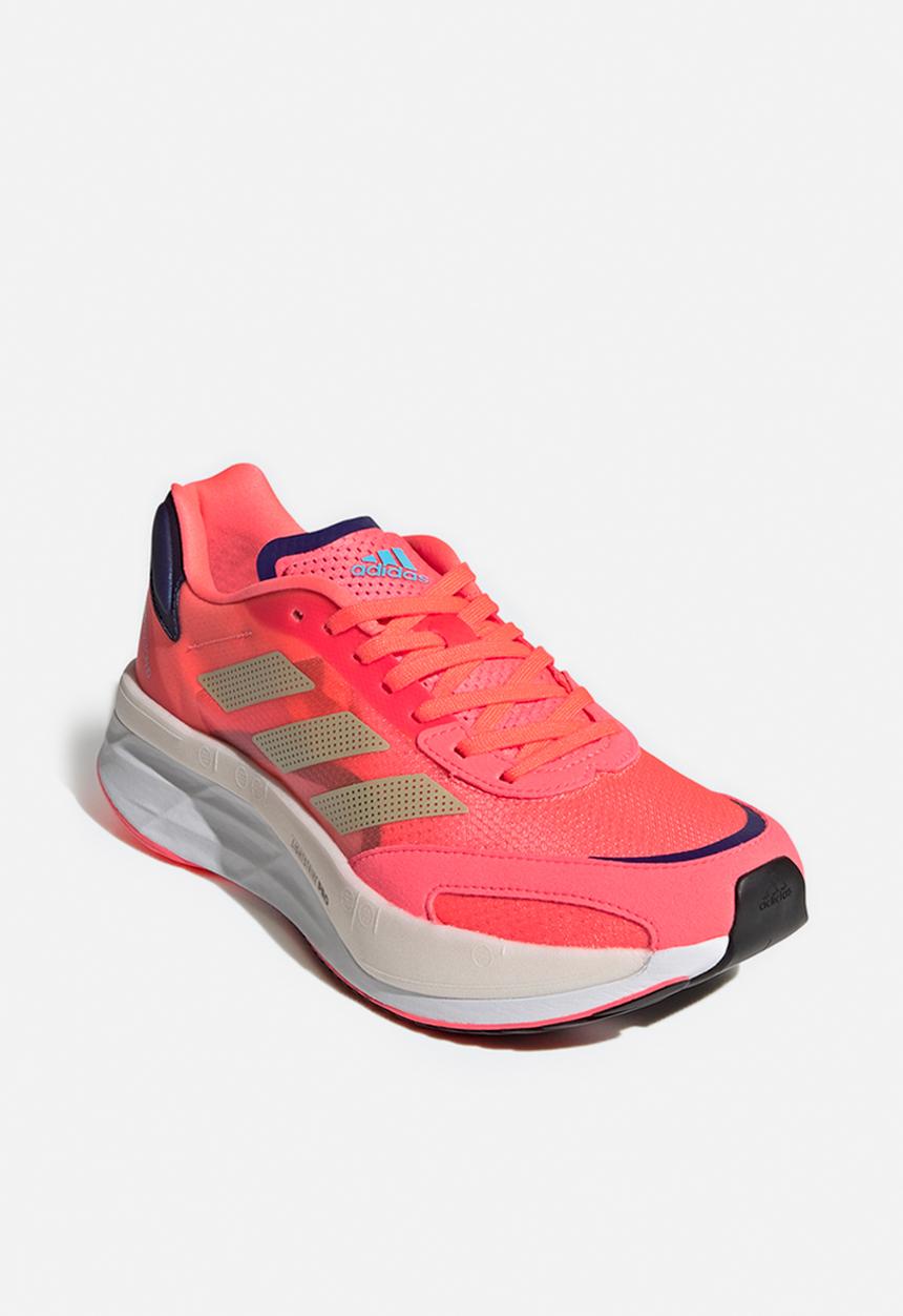 adidas Performance - Adizero boston 10 w - turbo/sandy beige met/legacy indigo