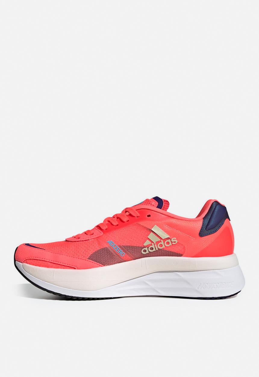 adidas Performance - Adizero boston 10 w - turbo/sandy beige met/legacy indigo