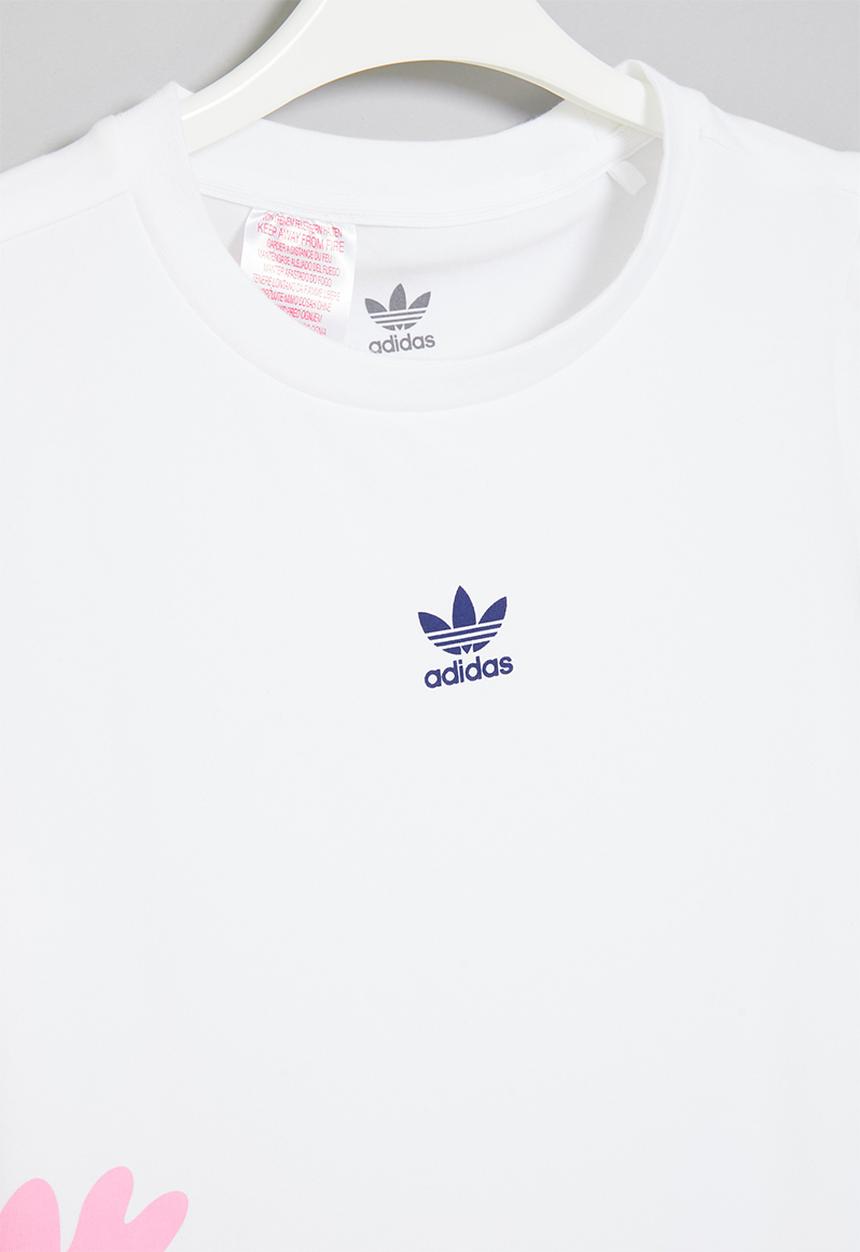 adidas Originals - Tee dress - white