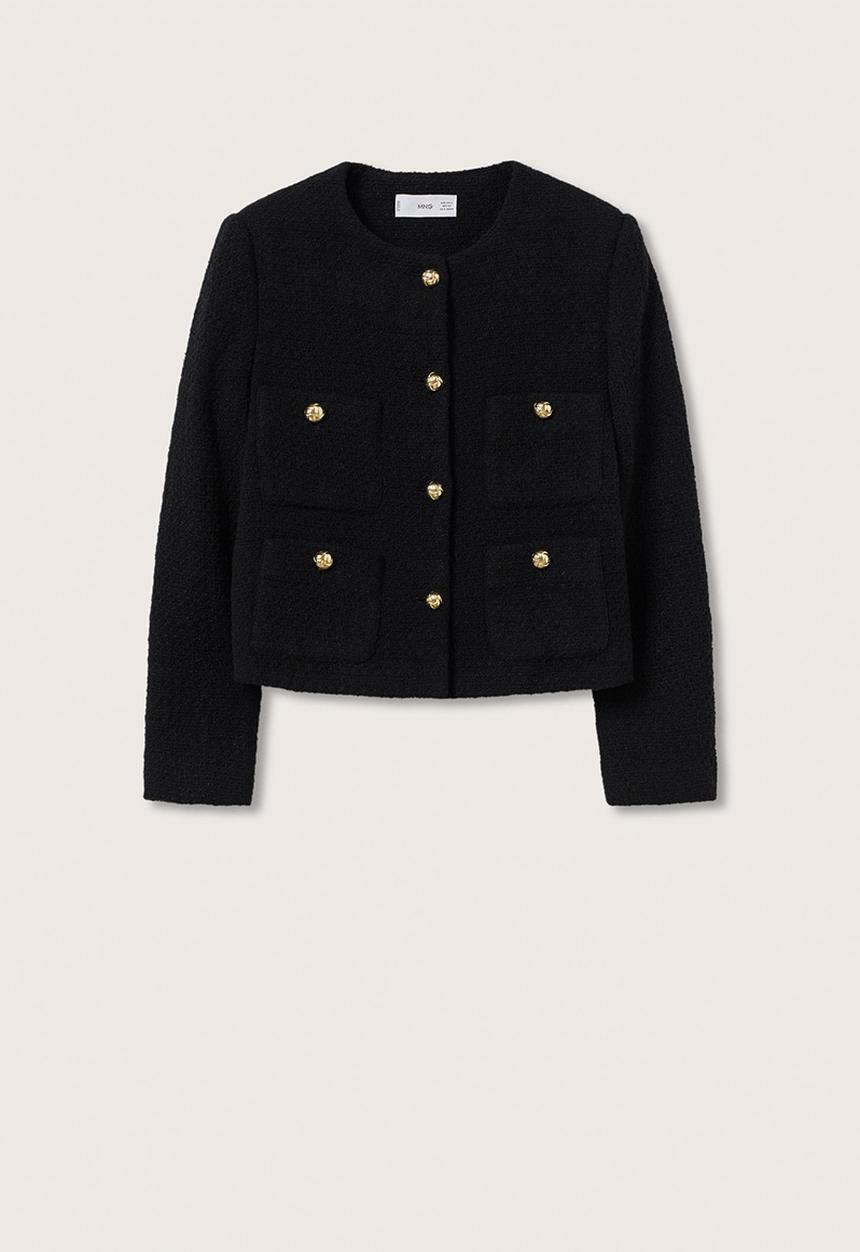 MANGO - Jacket wintour - black