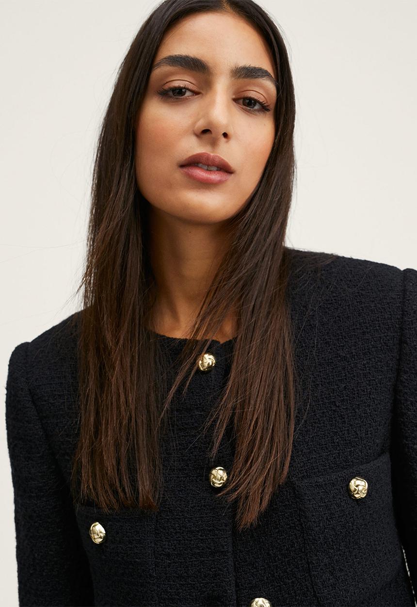 MANGO - Jacket wintour - black