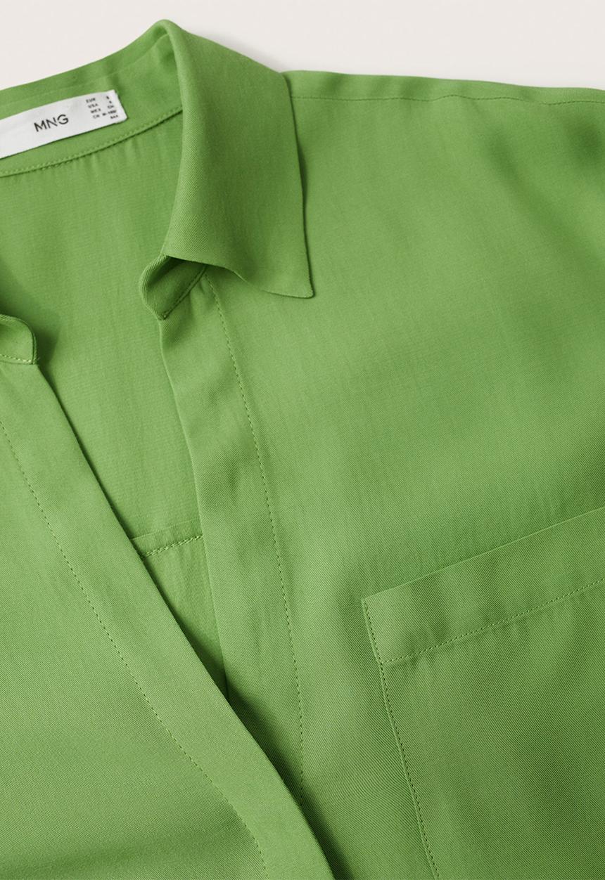 MANGO - Shirt limon - green