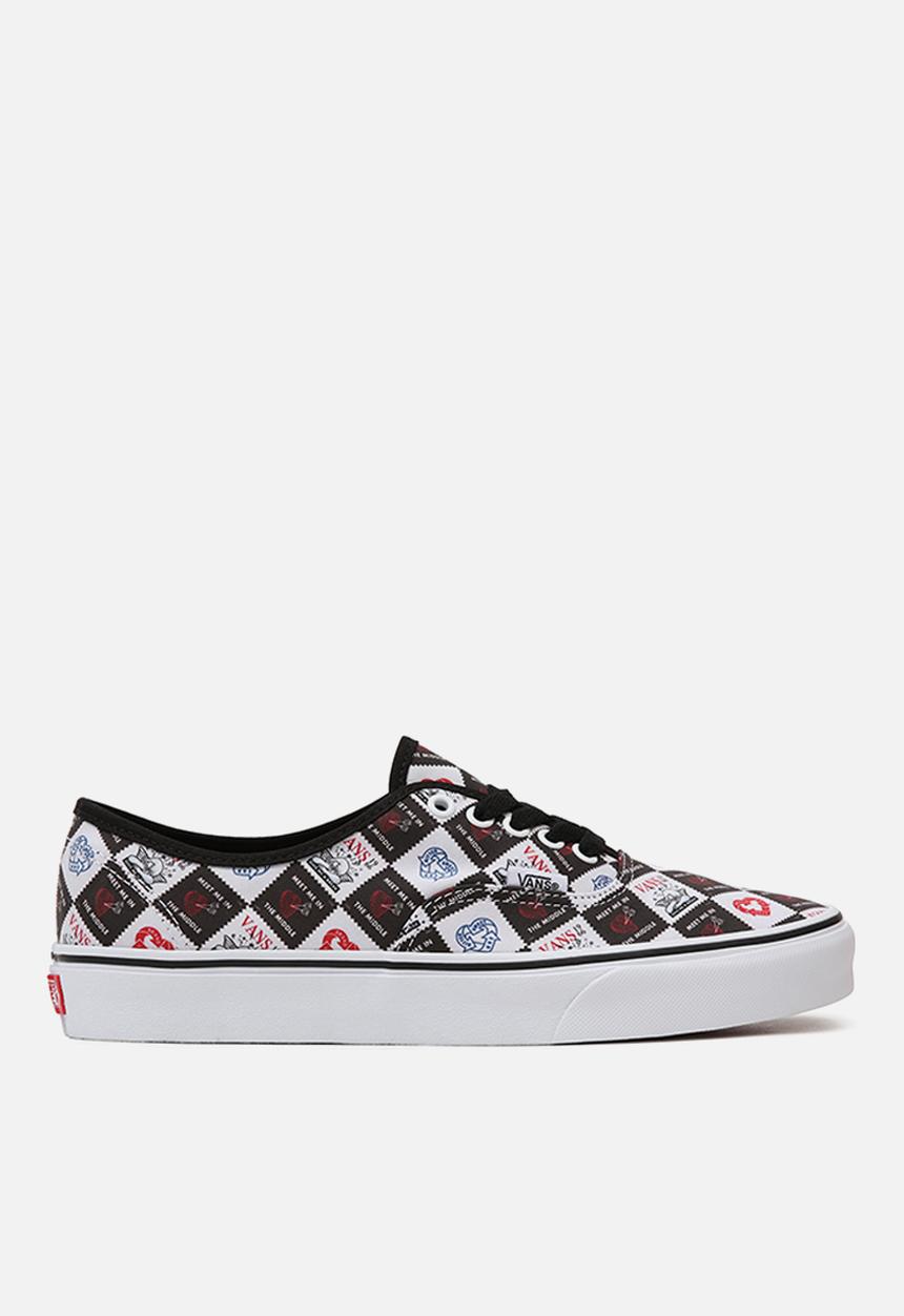 Vans - Ua authentic - (love letters) black/true white