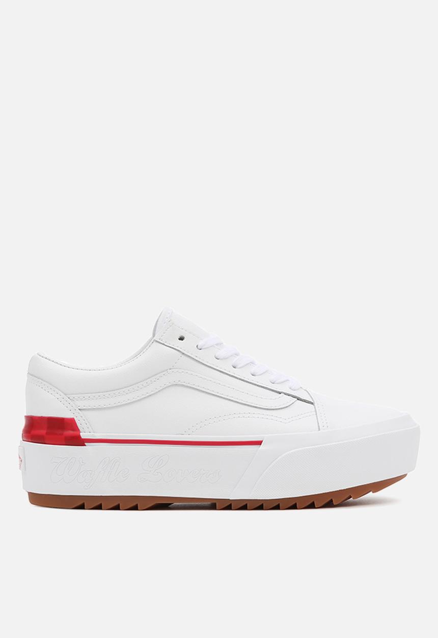Vans - Ua old skool stacked - (waffle lovers) white/true white