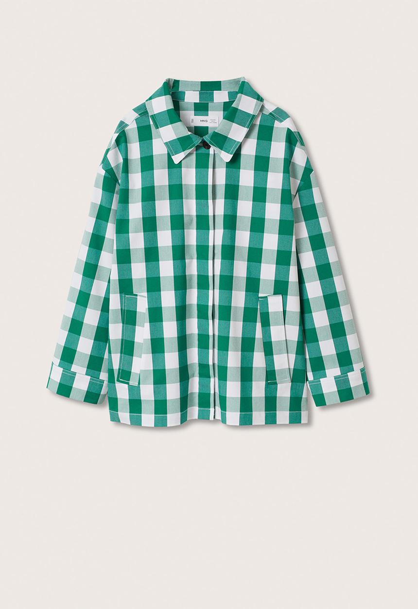 MANGO - Jacket fish-h - green