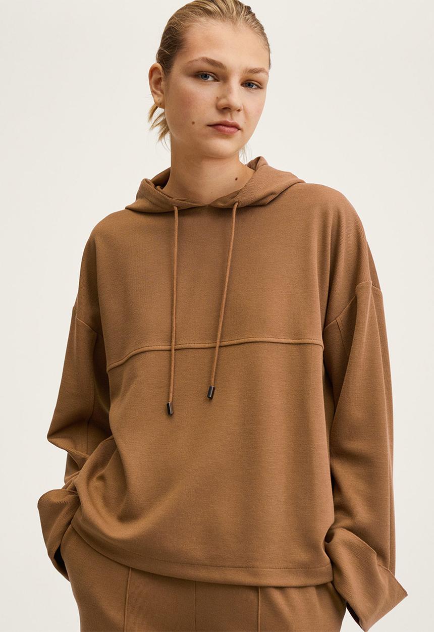 MANGO - Sweatshirt andrea - medium brown