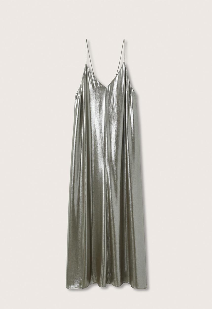 MANGO - Dress carry - gold