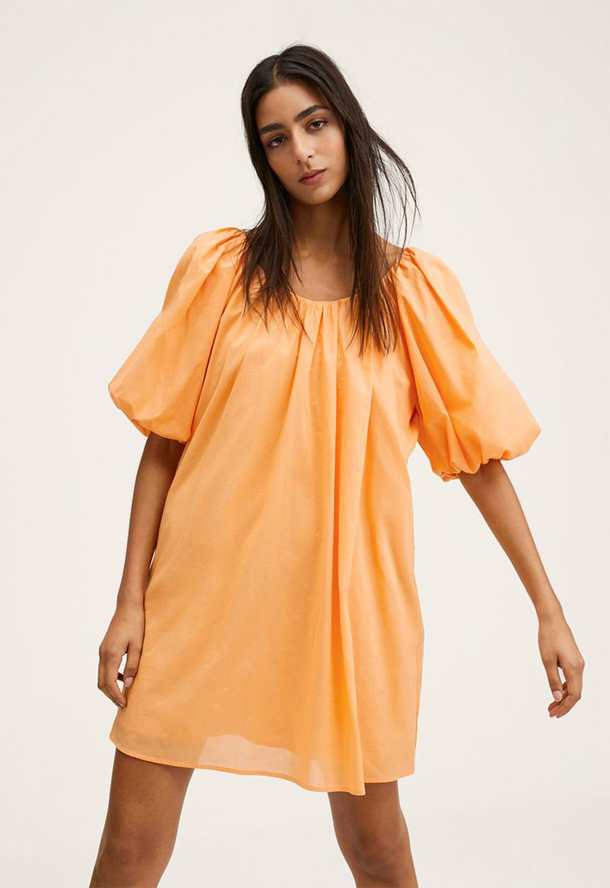 MANGO - Dress vole-h - orange 