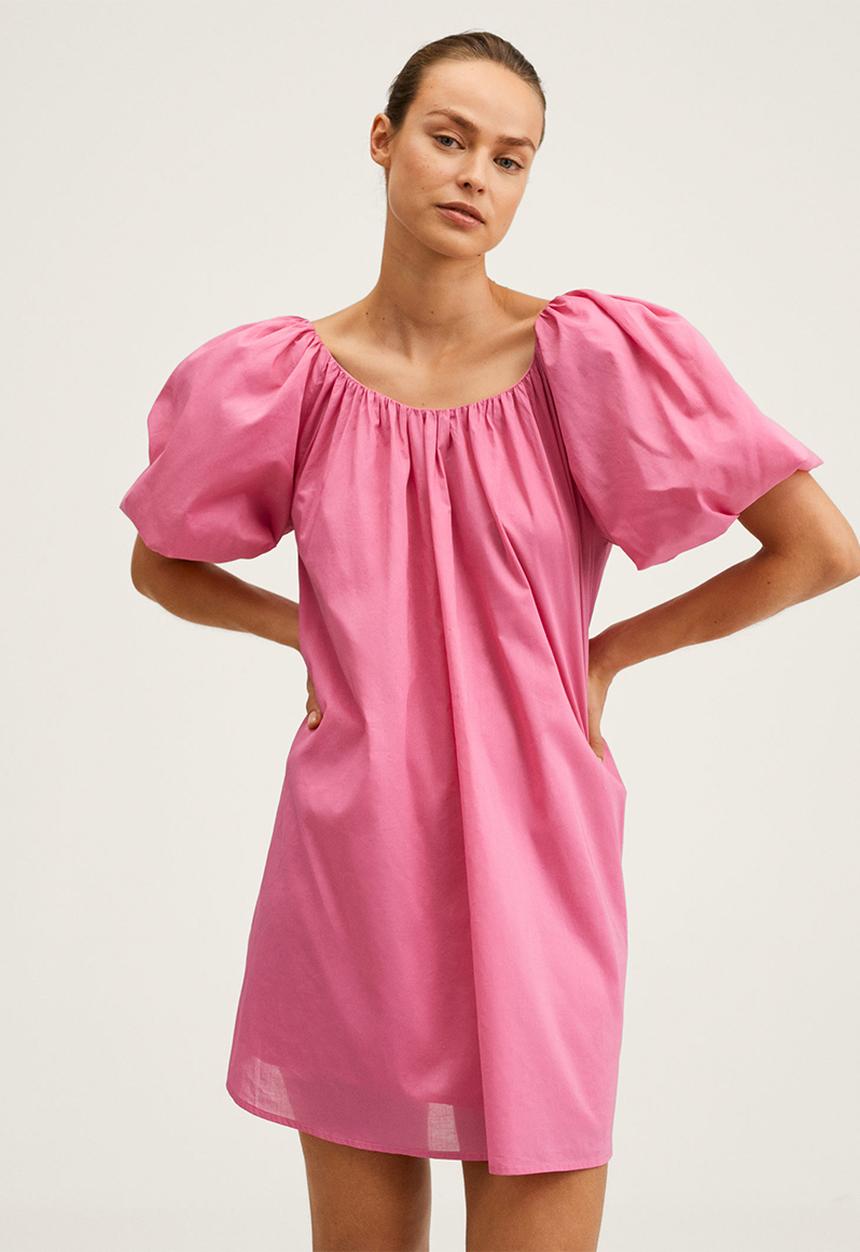 MANGO - Dress vole-h - pink