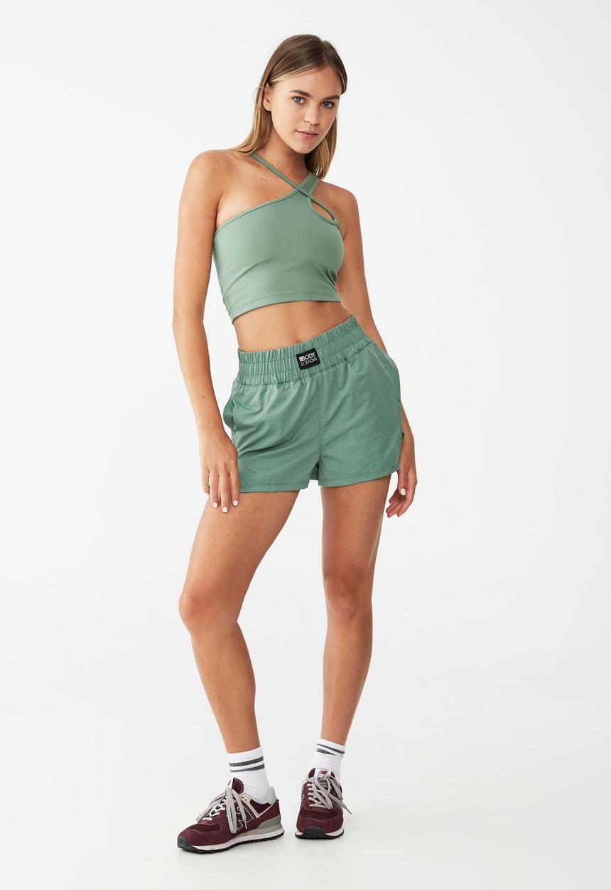 Cotton On - Ultra soft keyhole vestlette - evergreen