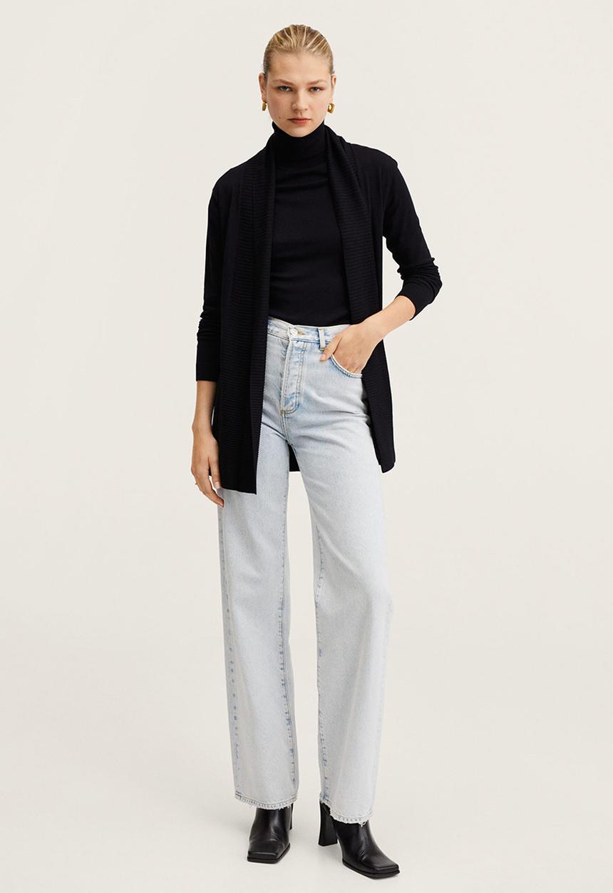 MANGO - Cardigan alma - black