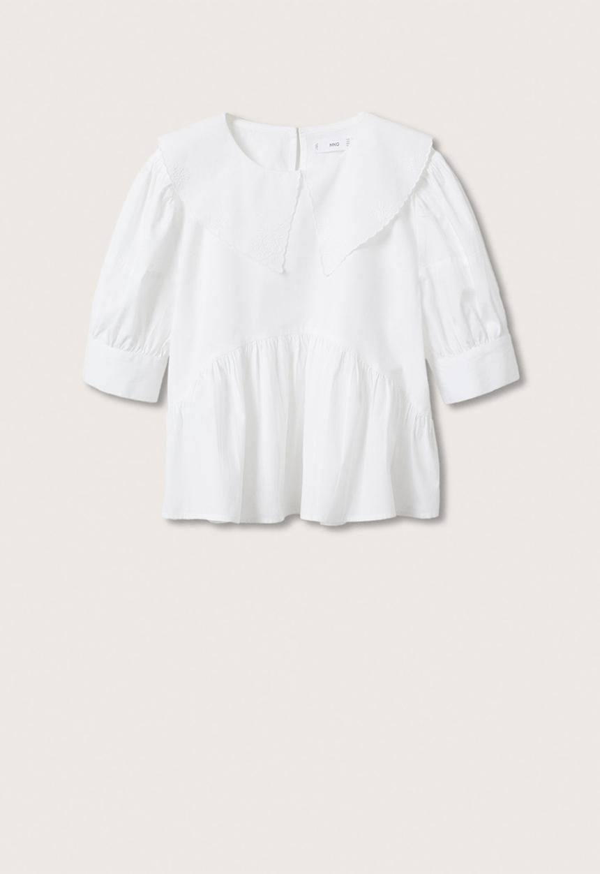 MANGO - Blouse bimba-h - white