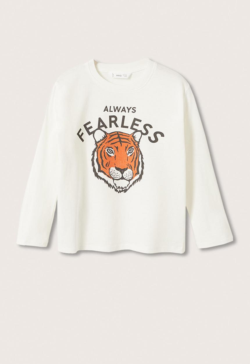MANGO - T-shirt bestial2 - white