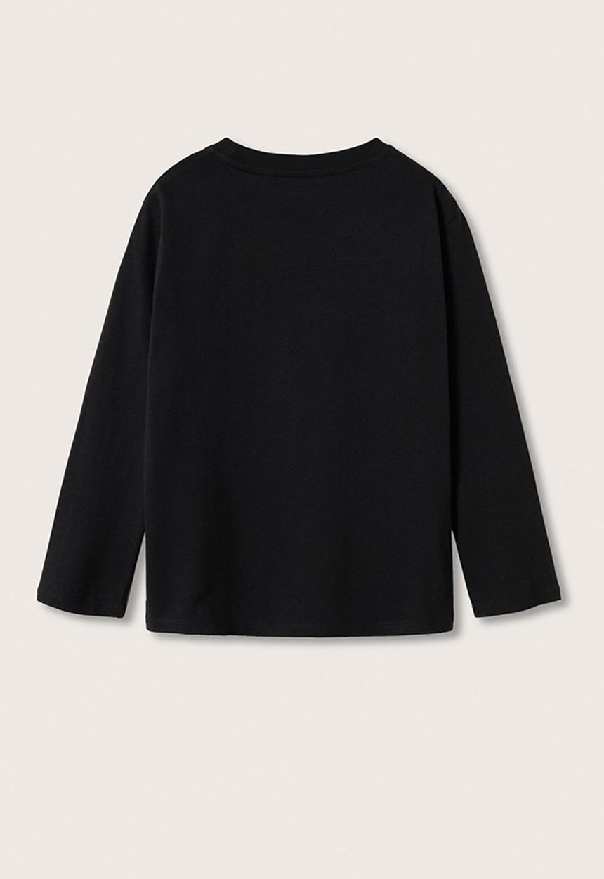 MANGO - T-shirt bestial2 - black