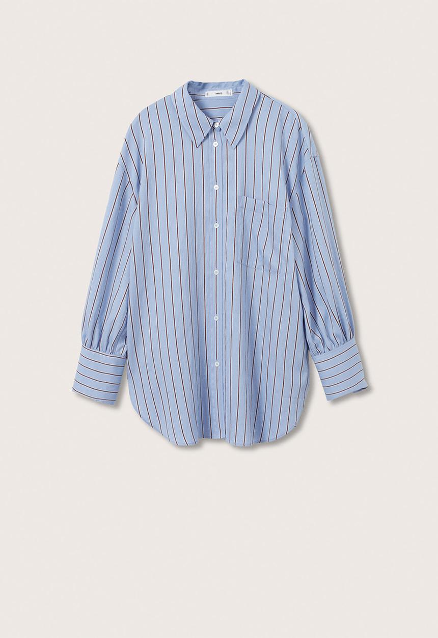 MANGO - Shirt patrick - medium blue