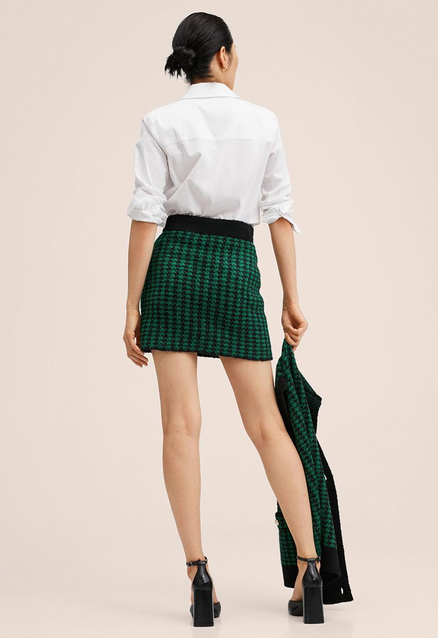 MANGO - Skirt patri - green