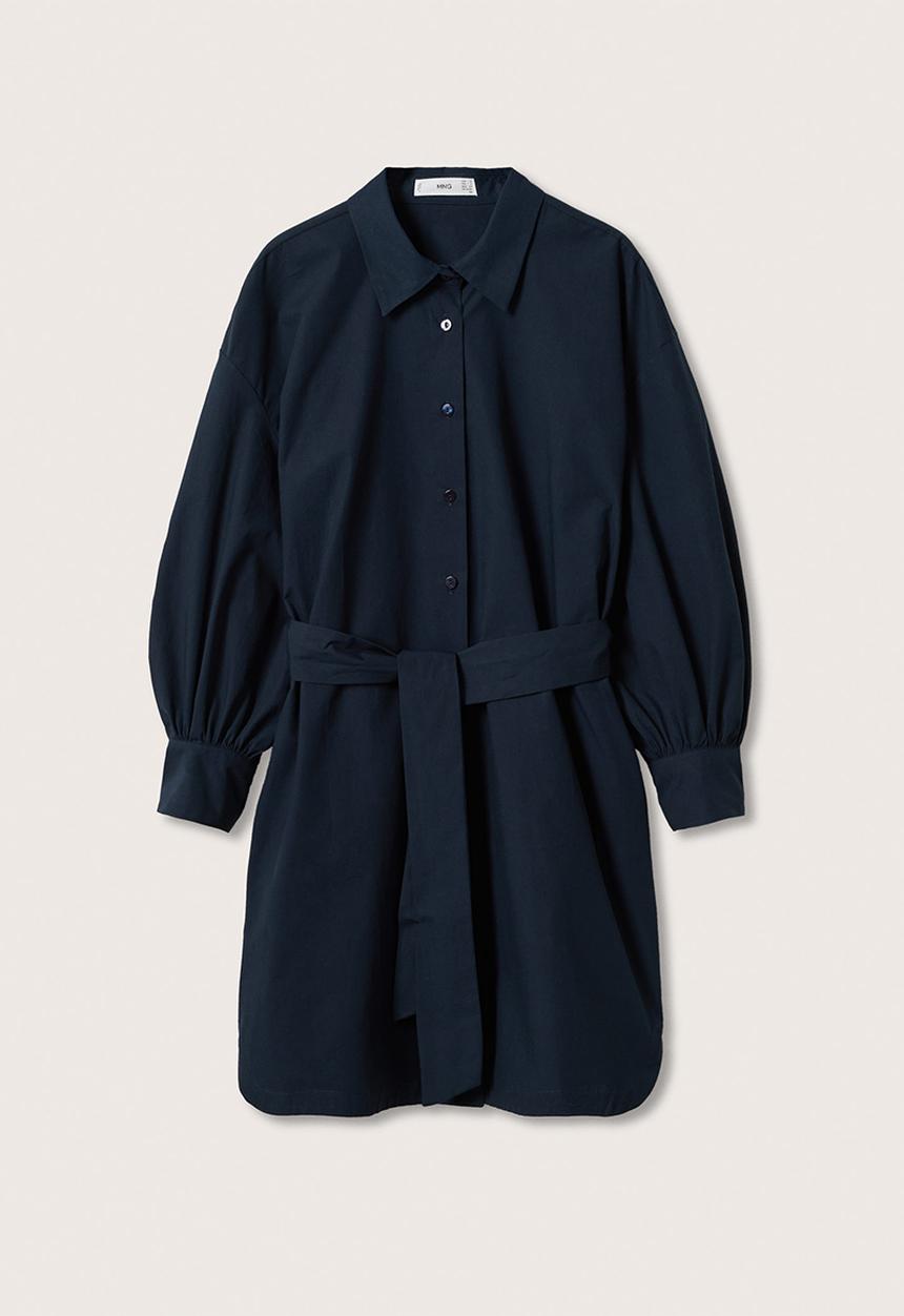 MANGO - Dress mexi-h - navy