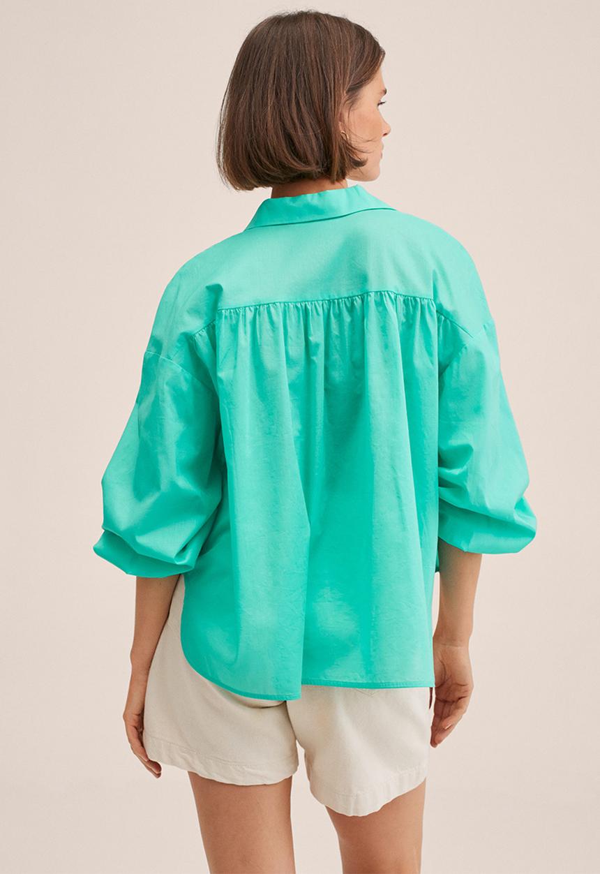MANGO - Blouse vole-h - aqua