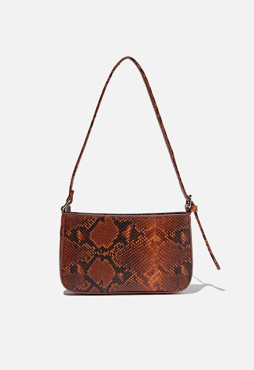Rubi - Lexi underarm bag - tan texture