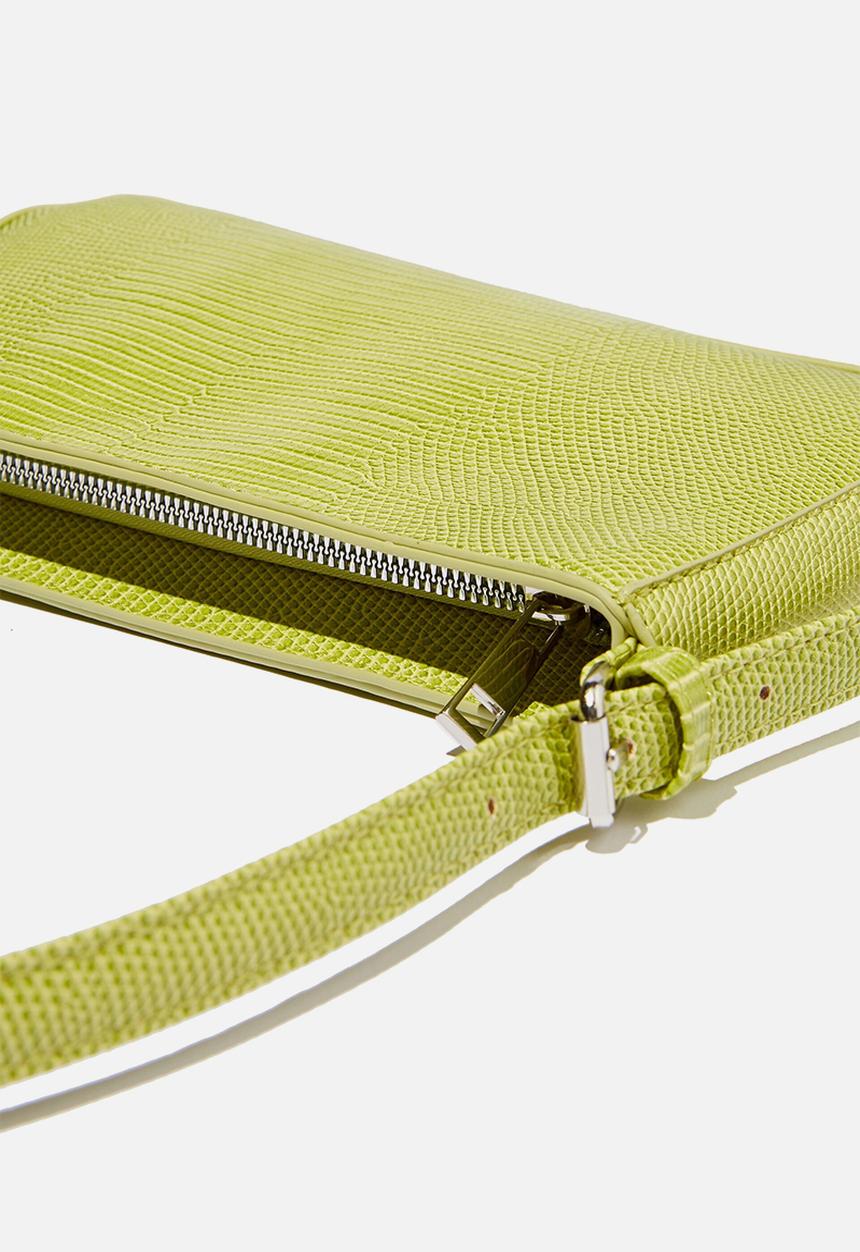 Rubi - Lexi underarm bag - green mini texture