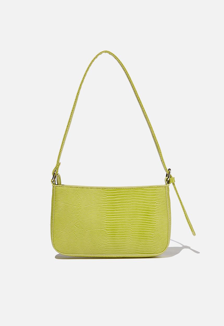 Rubi - Lexi underarm bag - green mini texture