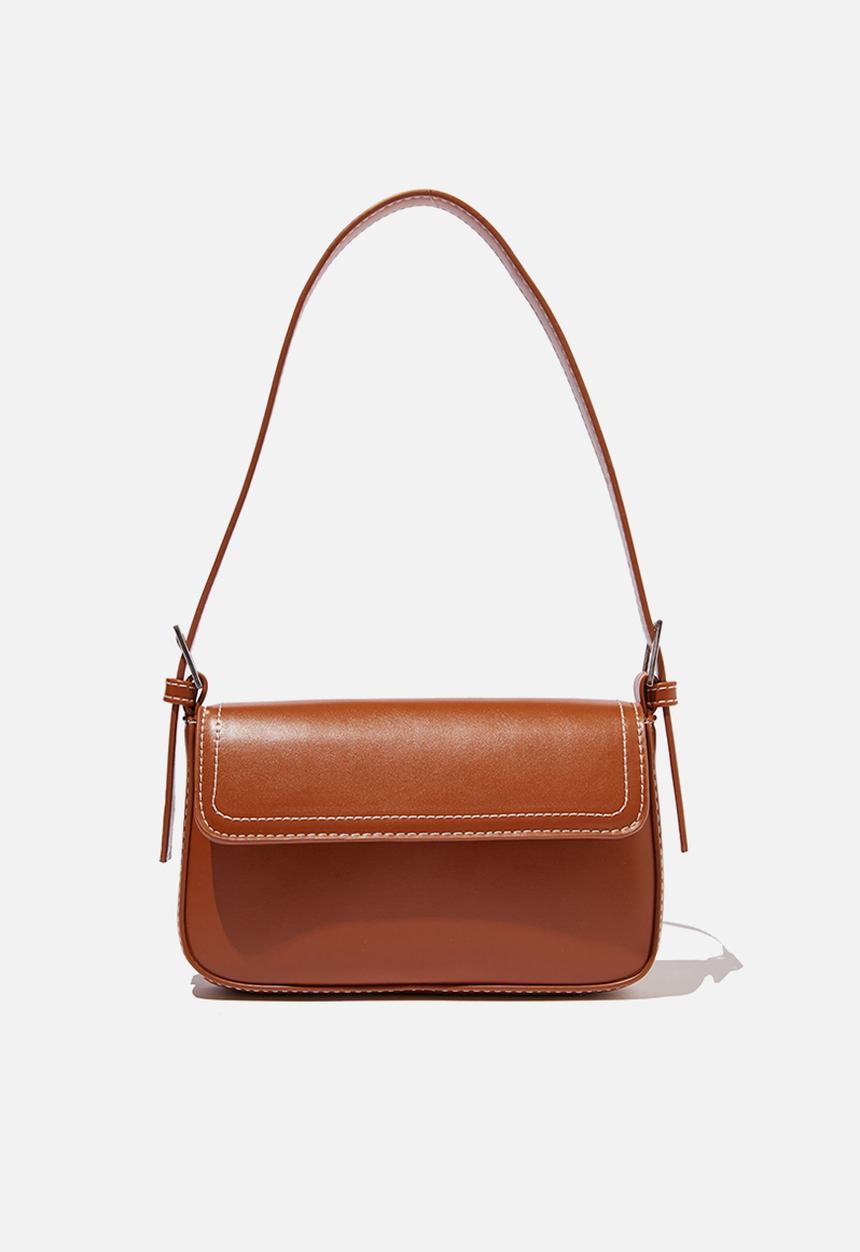 Rubi - Amy mini shoulder bag - ginger tan smooth