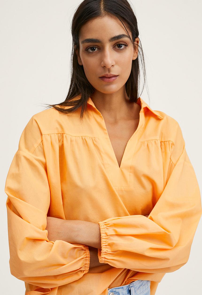 MANGO - Blouse vole-h - orange
