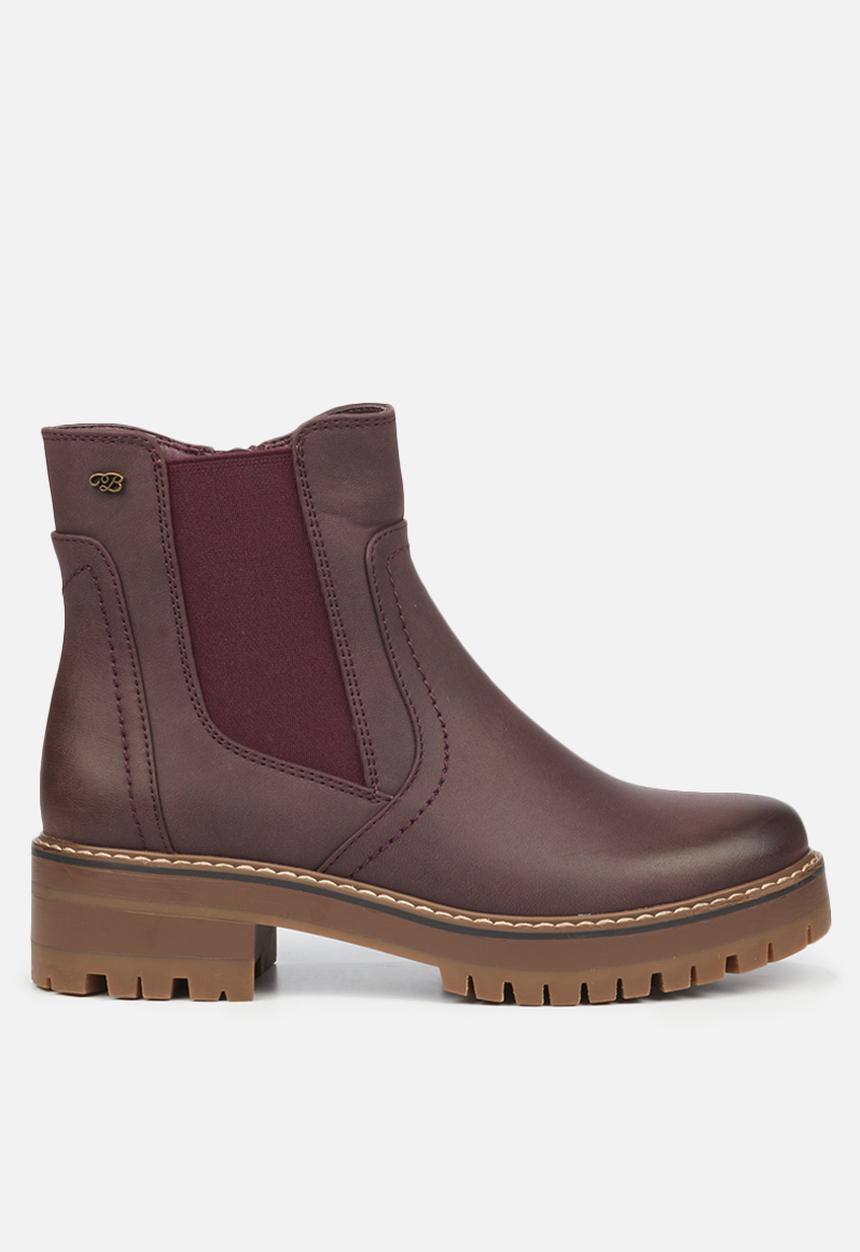 Miss Black - Fox3 chelsea boot - burgundy