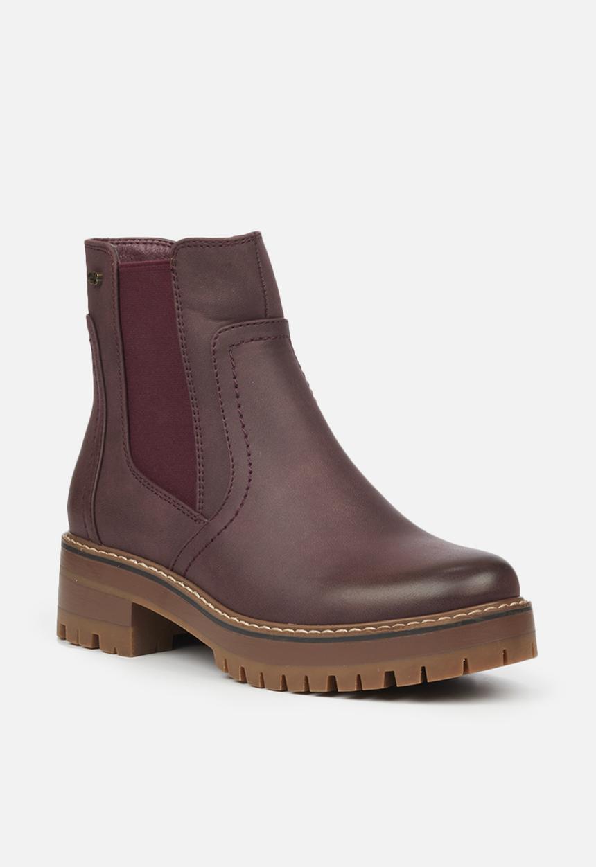 Miss Black - Fox3 chelsea boot - burgundy