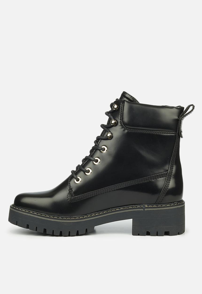 Miss Black - Fox9 lace-up ankle boot - black