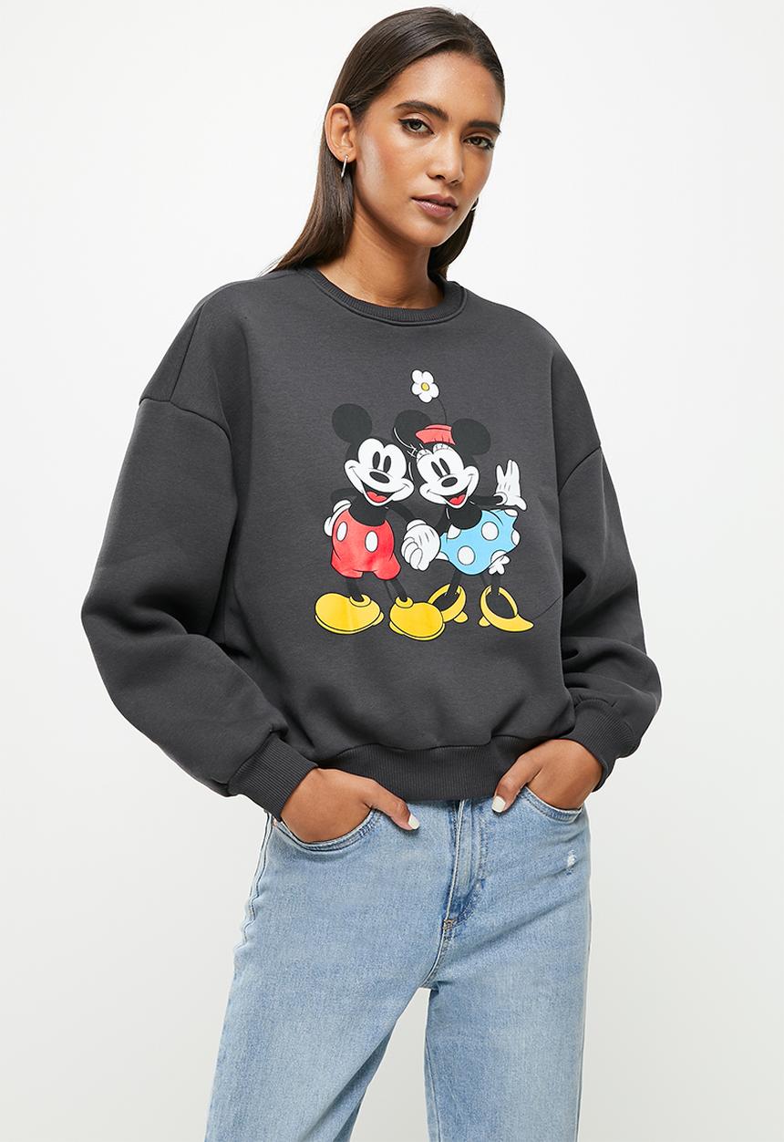 ONLY - Disney life long sleeve classic box sweater - phantom minnie