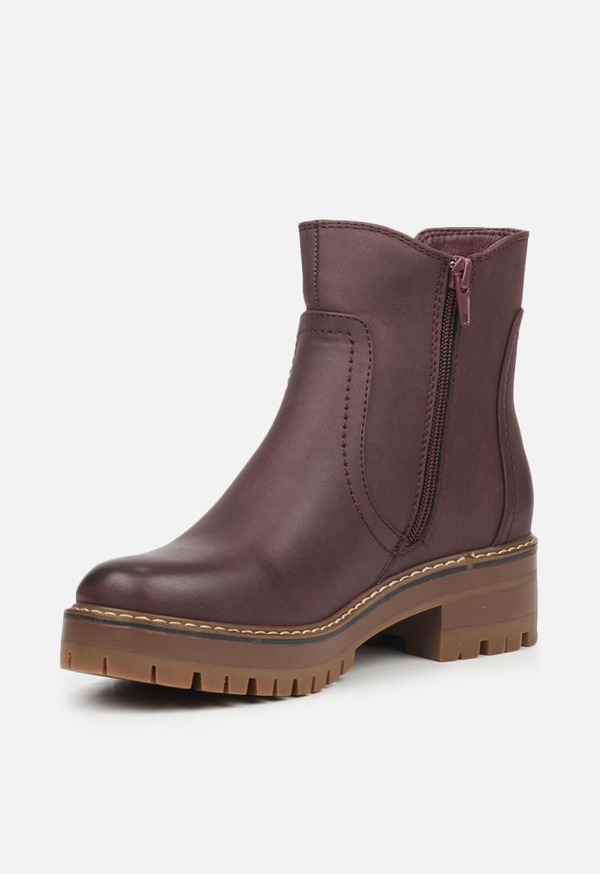 Miss Black - Fox3 chelsea boot - burgundy