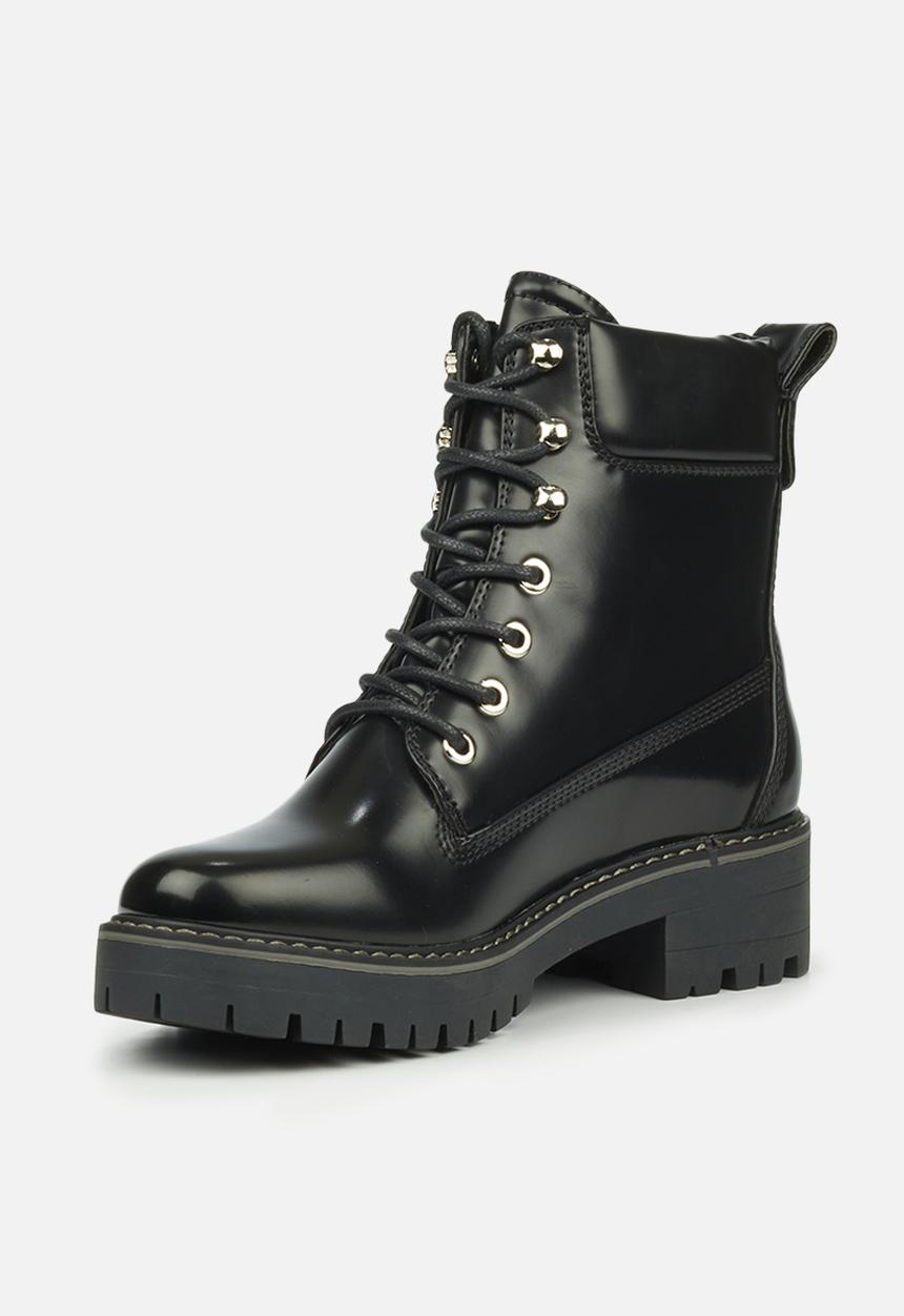 Miss Black - Fox9 lace-up ankle boot - black
