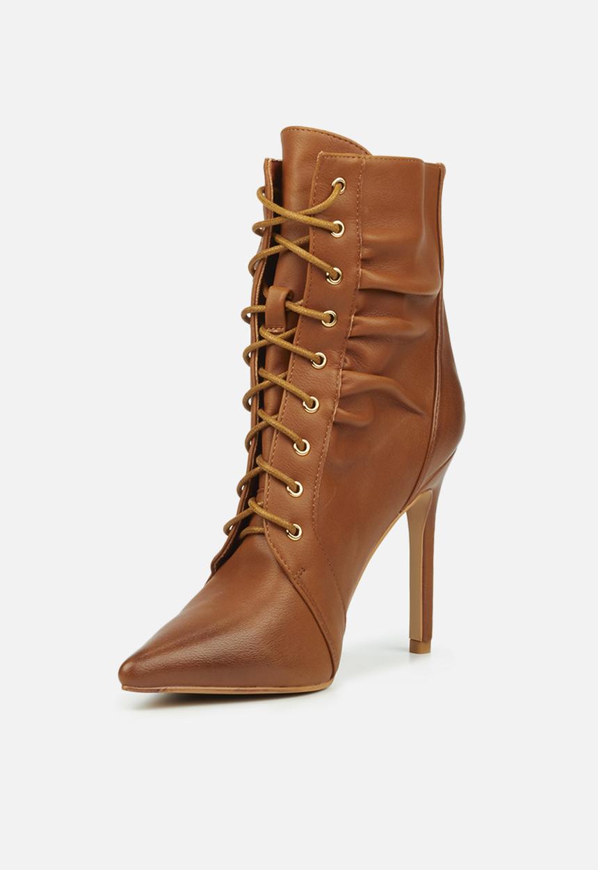 Miss Black - Boss4 ankle boot - tan