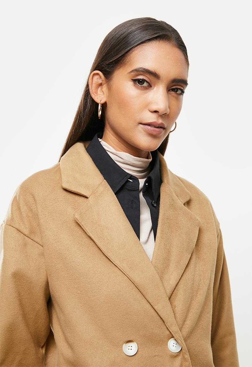 dailyfriday - Double breasted coat - camel