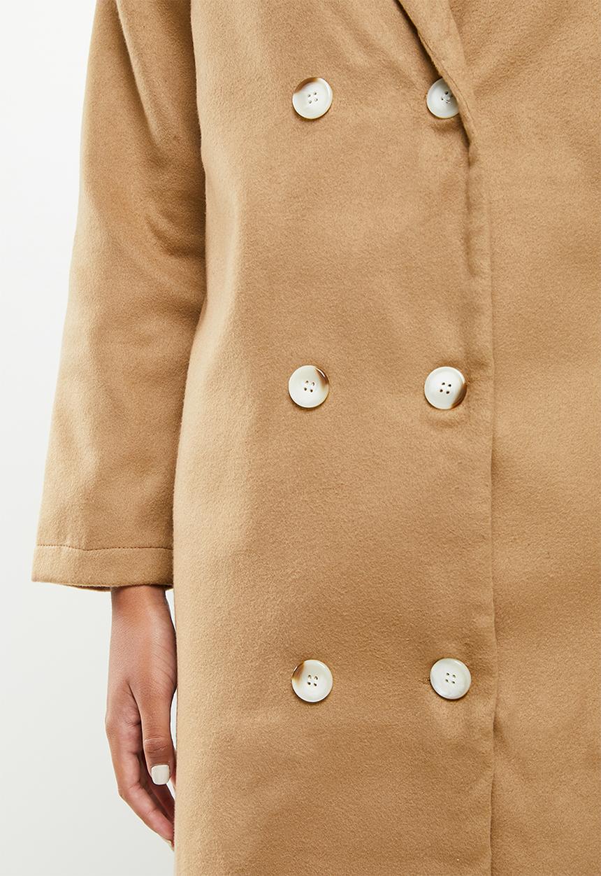 dailyfriday - Double breasted coat - camel